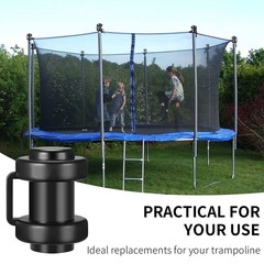 12 Pcs Trampoline Enclosure Pole Trampoline End Trampoline Pole Covers6614