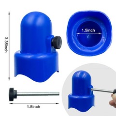 Trampoline Pole Caps, 1.5 Inch Diameter Enclosure Caps With Screw Thumb, Safe…