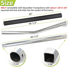 Trampoline Poles Replacement for Skywalker or Jumpzylla Trampoline Net | Galvani
