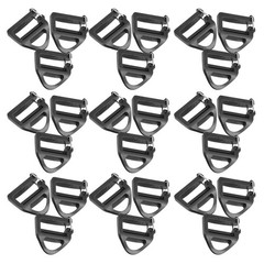 30 Pcs Backpack Buckle Handbag Hardware Ladder Slider Replacement