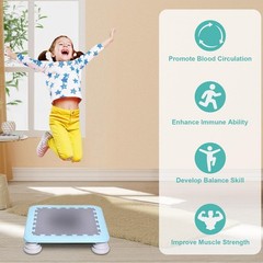 Kids Trampoline 25″Rebound Mini Bouncing Bed For Toddlers Sensory Training Toy