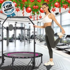 450 lbs Mini Trampoline Adults Indoor Small Rebounder Exercise Trampoline