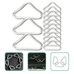 30 Pcs Trampoline Triangle Buckle Galvanized Steel Child Metal Buckles Bag