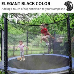 12 Pcs Trampoline Enclosure Pole Trampoline End Trampoline Pole Covers6614