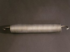 (LOT OF 1) Trampoline 7″ Long Heavy Duty Steel Replacement Spring 1″ Diameter