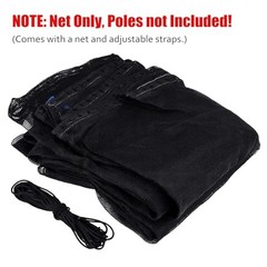 Trampoline Replacement Safety Net for 6 Straight Poles 14 FT Net For 4 Poles