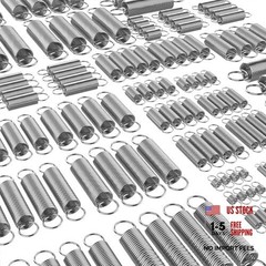 100 Pcs Extension Spring, Extension Spring Assortment Kit 25 Different Sizes,
