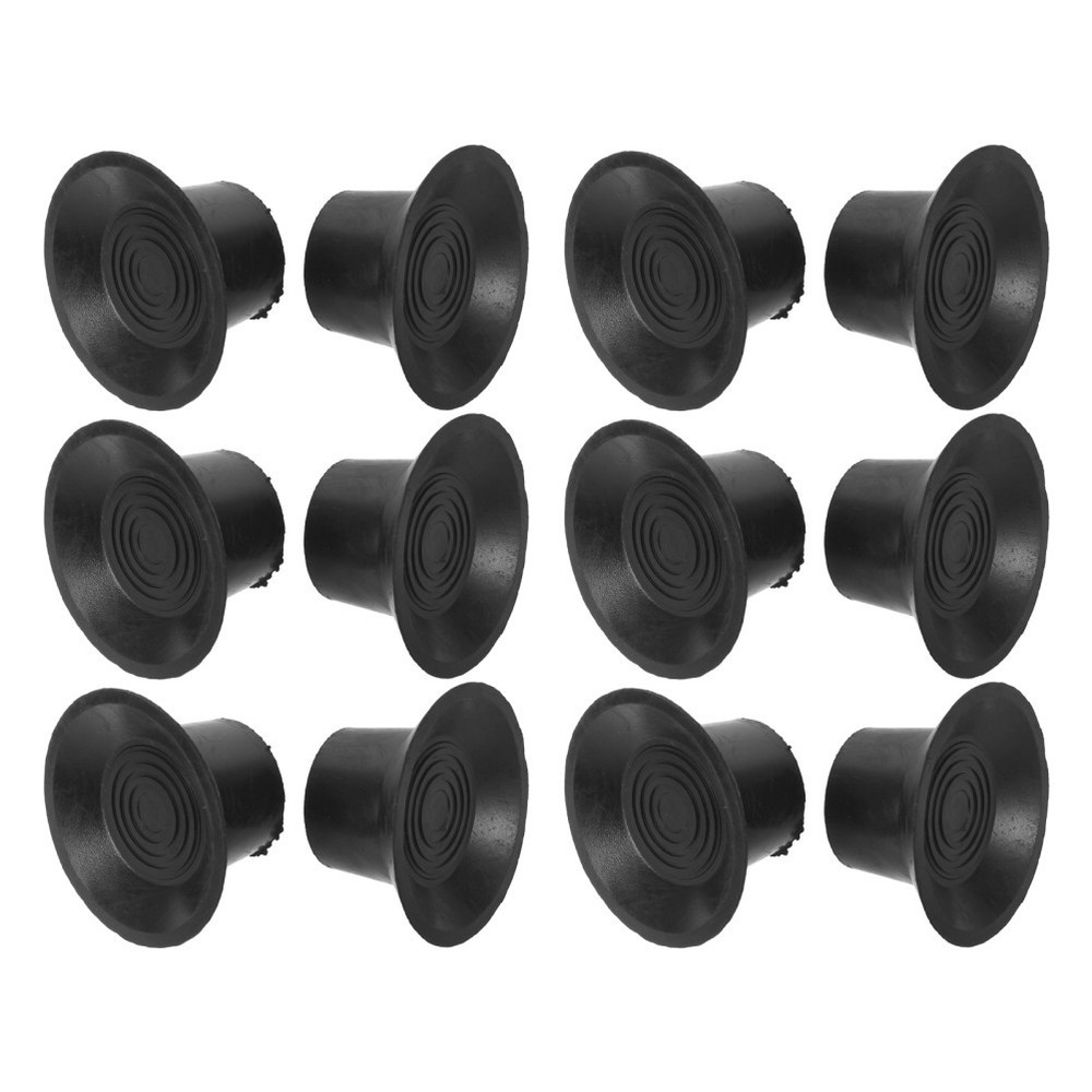 12pcs Trampoline Leg Caps: Noise Dampening Trampoline Leg Pads – 1″ Inner Dia.