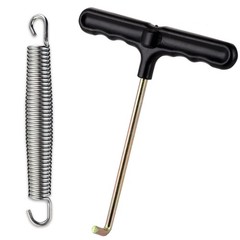 yarlung 20 Pack 7 Inch Trampoline Springs with 2 T-Hooks, Stainless Steel Spring