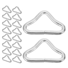 50 Pcs Replacement Trampoline Triangle Buckle Pole Caps Spare Parts