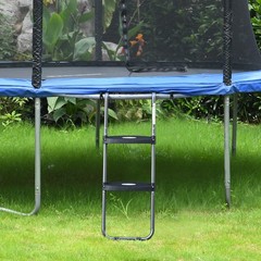 Trampoline Ladder, 3~Step Steel, UV Treated, 220 lb, Universal Hook