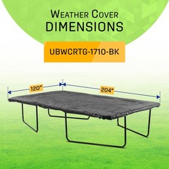 Machrus Trampoline Weather Cover – 7.5FT 8FT 10FT 11FT 12FT 13FT 14FT 15FT 16…