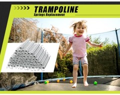 New! Lot 10Pc Stainless Steel Trampoline 7” Springs Heavy Duty Weather Resistant