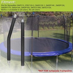 Trampoline Replacement Poles, Galvanized Enclosure for 8ft 10ft 12ft 14ft Trampo