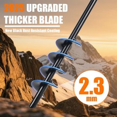 Ground Anchors Screw in – 4 Pack Ground Anchors with Power Nut and Tool,Swing…
