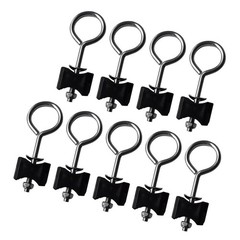 9 Pcs Metal Ground Anchors Screw in Heavy Duty Trampoline Stakes