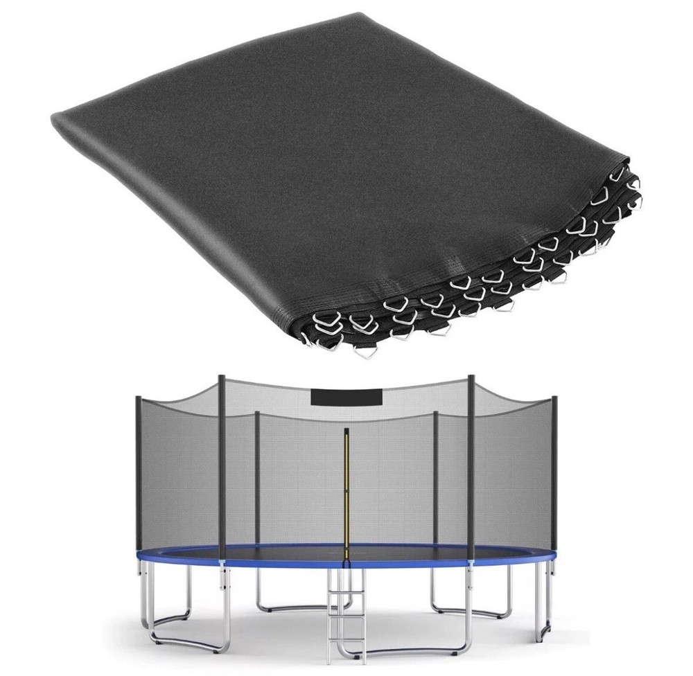 Costway Replacement Trampoline Mat Fit 14ft Frame w/80 V-Hooks Using 5.5″ Spring
