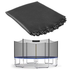 Costway Replacement Trampoline Mat Fit 14ft Frame w/80 V-Hooks Using 5.5″ Spring
