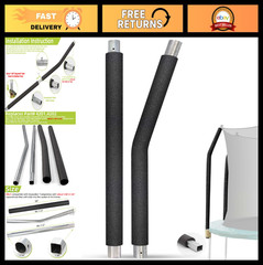 Trampoline Replacement Poles, Galvanized Enclosure for 8ft 10ft 12ft 14ft Trampo
