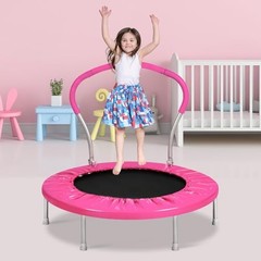Lyromix Kids Trampoline 36 Inch Indoor with Handle Toddler