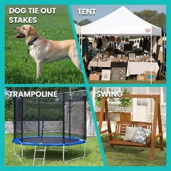 Trampoline Anchors Stakes Tent Garden Stake Heavy Duty Trampoline Parts Tent …