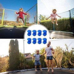 8 Pack Trampoline End Caps, 25MM End Caps for Net Poles, Trampoline K…