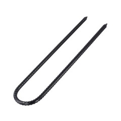 30 PCS U Shaped Rebar Stake, 12 Inch Heavy Duty Steel Ground Anchors, 0.32 in…