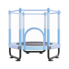 VEVOR 60″ Trampoline for Kids Mini Toddler Trampoline with Net Indoor Outdoor