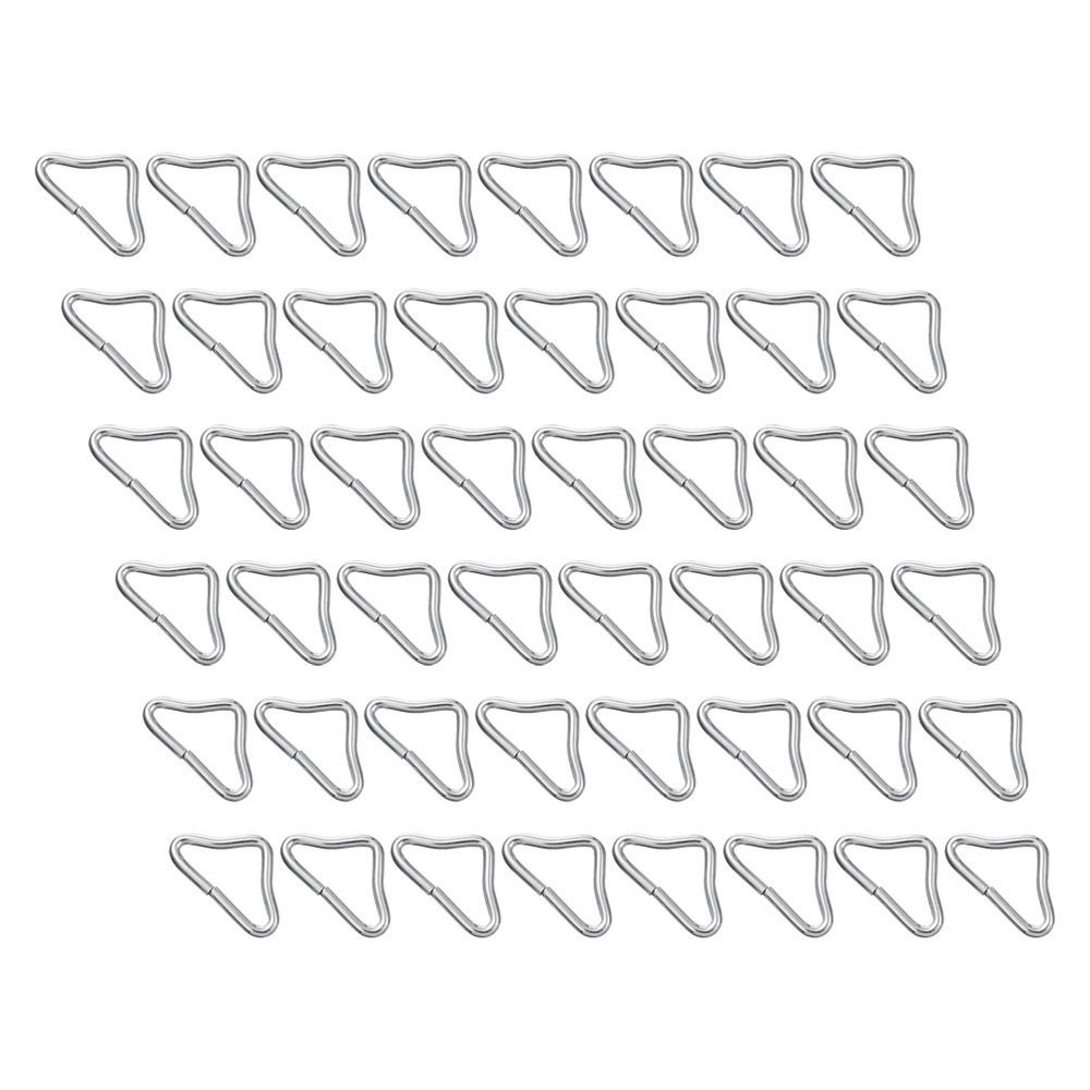 80 Pcs Triangle Ring Buckle Trampoline Hardware Rings Replacement Buckles