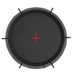 YC 14FT Trampoline Pumpkin- Standard w/ Durable Trampoline Pole for Kids Outdoor