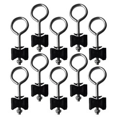 12Pcs Trampoline Hardware Kit with Black Metal Screws for Stability and Repair