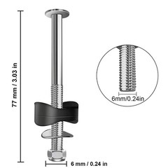 15 Pack Trampoline Screws – Steel Replacement Parts for Jump Stability
