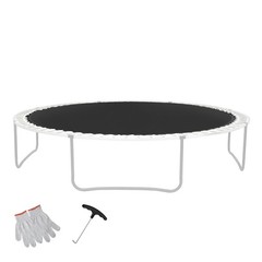 Uimoso Replacement Trampoline Mat Fits 12ft Frame 72 V-Rings 5.5″ Spring Length