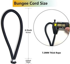 5PCS Mini Trampoline 6.5 Inch Bungee Cord Replacement [ 7.2MM Thick ] Fitness…