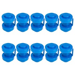 10Pcs Reusable Blue PP Trampoline End Caps Safety Net Covers