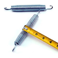 Lot of (2) Trampoline Springs 7″ Inch Heavy-Duty Galvanized Steel HH41