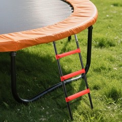 3 Steps Trampoline Ladder with Wide Steps,Durable and Easy to Assemble