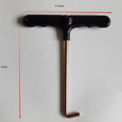 Sturdy Iron Trampoline Spring Puller T Hook Effort Saving Tool Universal Fitting
