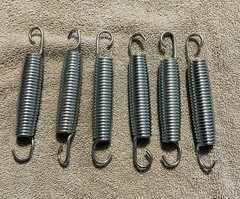 6X 5.5 Inch 5 1/2″ Trampoline Springs Galvanized Steel