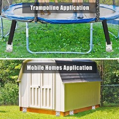 Ground Anchor Ground Anchor, 80cm Trampoline Screw Pegs Tent Pegs Ground Pegs 7.2cm…