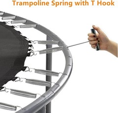 Heavy Duty Stainless Steel Trampoline Replacement Set – 16 Pack with Tools