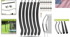 Durable Replacement Trampoline Enclosure Poles for Jumpzylla