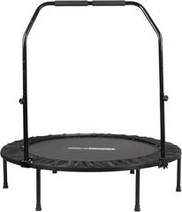 Adjustable Mini Trampoline for Home Workouts – Supports 440 lbs, Portable Design
