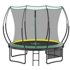 10FT Springfree No Gap Trampoline with Safety Net – Green