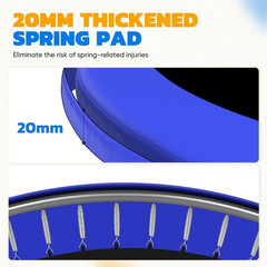 1200LBS Weight Capacity Trampoline 16 15 14 12 10 8 FT for Kids with Safety Encl