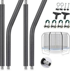 TOBWOLF 2 Sets Trampoline Replacement Poles Universal 8-16FT 1.65″ #R035