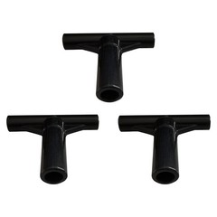 3Pcs Trampoline Enclosure Pole End Replacement Trampoline T Joint Parts