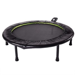 Portable Folding Trampoline with Smart Workout App – Home Gym Rebounder for Card