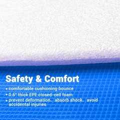 Xcceries 15FT Universal Replacement Trampoline Safety Pad PVC EPE Foam