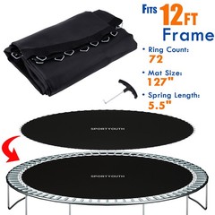 Replacement Trampoline Spring Mat Spare Part Fits 12FT 72 Rings Outdoor